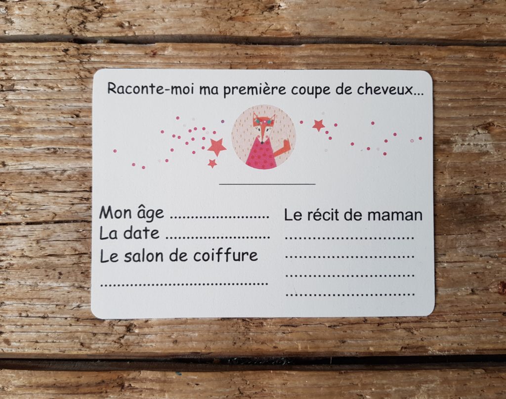 Fiole Ma première mèche de cheveux Fiole Ma première mèche de cheveux